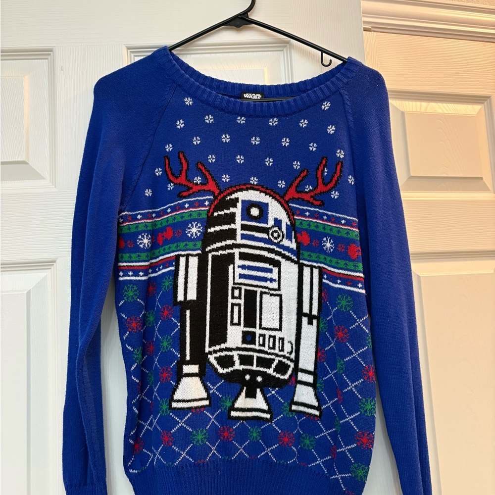 Blue Star Wars Sweater